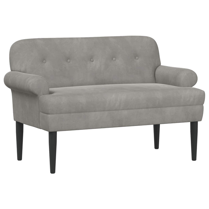 Canapea cu capitonaj butonat Gri deschis 120 x 66 x 78 cm WALTI