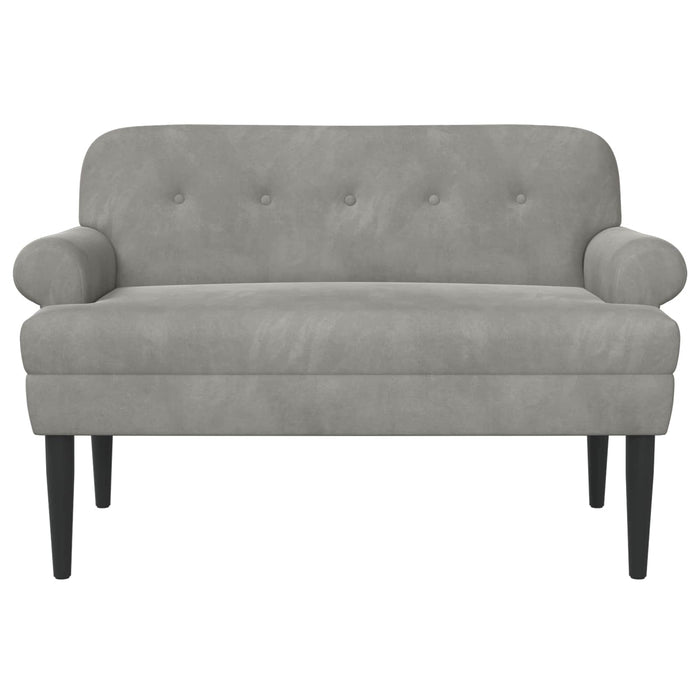 Canapea cu capitonaj butonat Gri deschis 120 x 66 x 78 cm WALTI