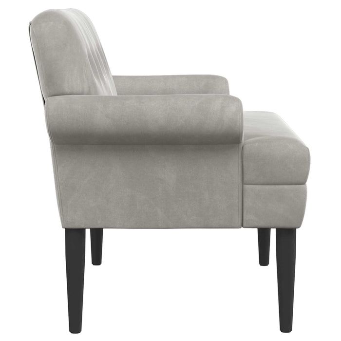 Canapea cu capitonaj butonat Gri deschis 120 x 66 x 78 cm WALTI