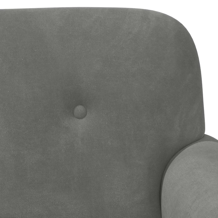 Canapea cu capitonaj butonat Gri închis 120 x 66 x 78 cm WALTI
