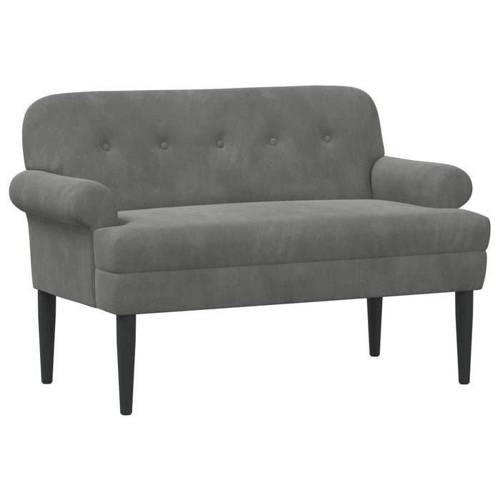 Canapea cu capitonaj butonat Gri închis 120 x 66 x 78 cm WALTI