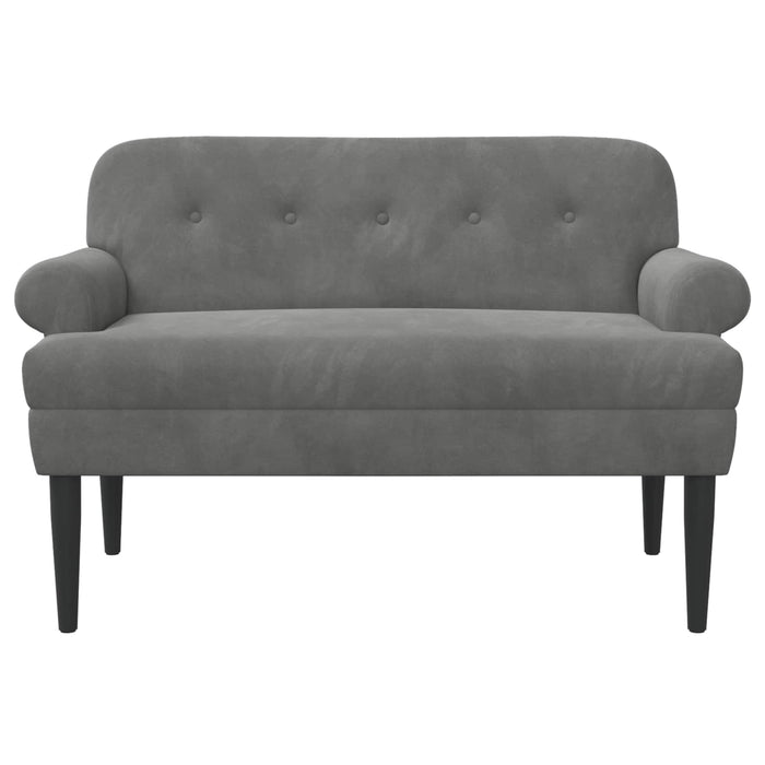 Canapea cu capitonaj butonat Gri închis 120 x 66 x 78 cm WALTI