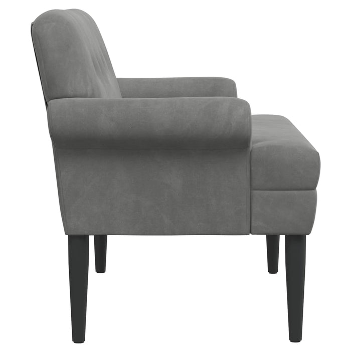 Canapea cu capitonaj butonat Gri închis 120 x 66 x 78 cm WALTI