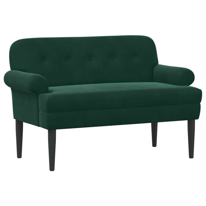 Canapea cu capitonaj butonat Verde închis 120 x 66 x 78 cm WALTI
