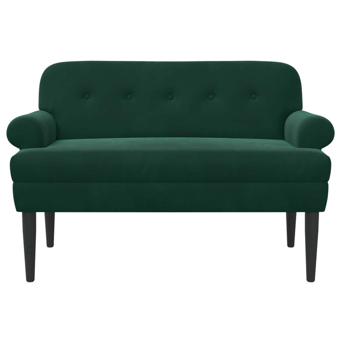Canapea cu capitonaj butonat Verde închis 120 x 66 x 78 cm WALTI