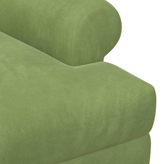 Canapea cu capitonaj butonat Verde deschis 120 x 66 x 78 cm WALTI