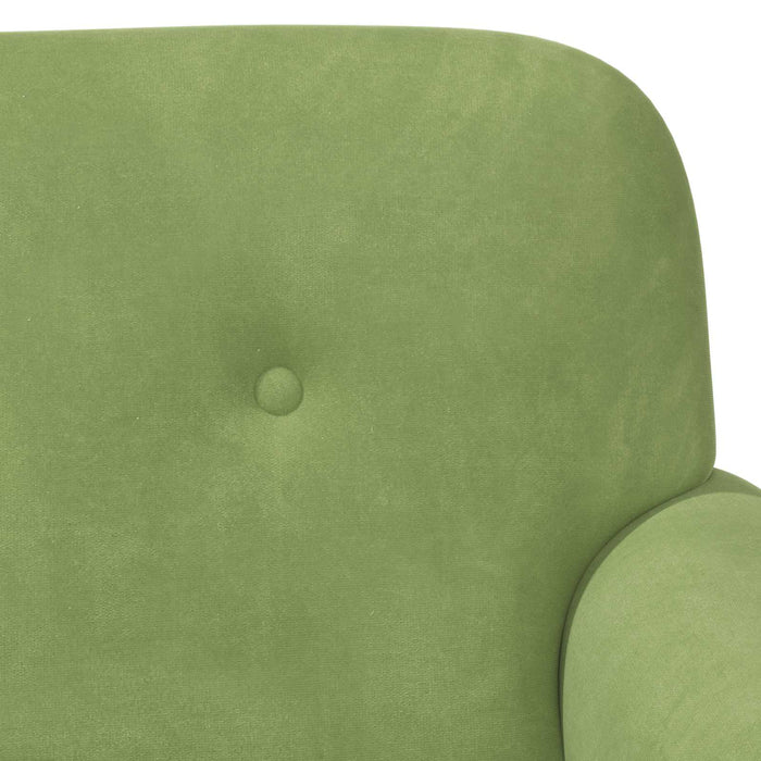 Canapea cu capitonaj butonat Verde deschis 120 x 66 x 78 cm WALTI