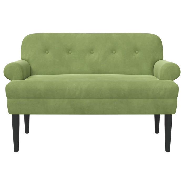 Canapea cu capitonaj butonat Verde deschis 120 x 66 x 78 cm WALTI