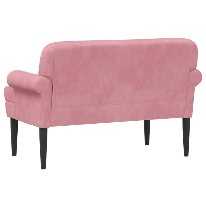 Canapea cu capitonaj butonat Roz 120 x 66 x 78 cm Catifea WALTI