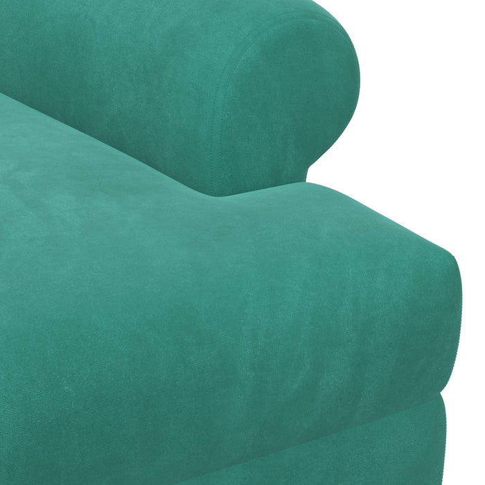 Canapea cu capitonaj butonat Turcoaz 120 x 66 x 78 cm Catifea WALTI