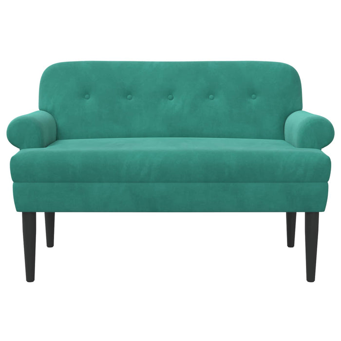 Canapea cu capitonaj butonat Turcoaz 120 x 66 x 78 cm Catifea WALTI