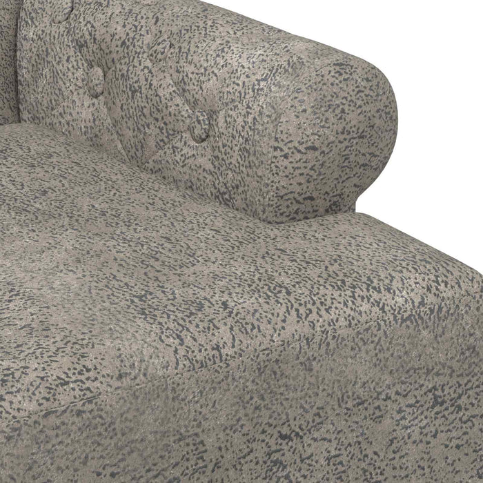 Canapea cu capitonaj butonat Gri deschis 120 x 65 x 78 cm WALTI