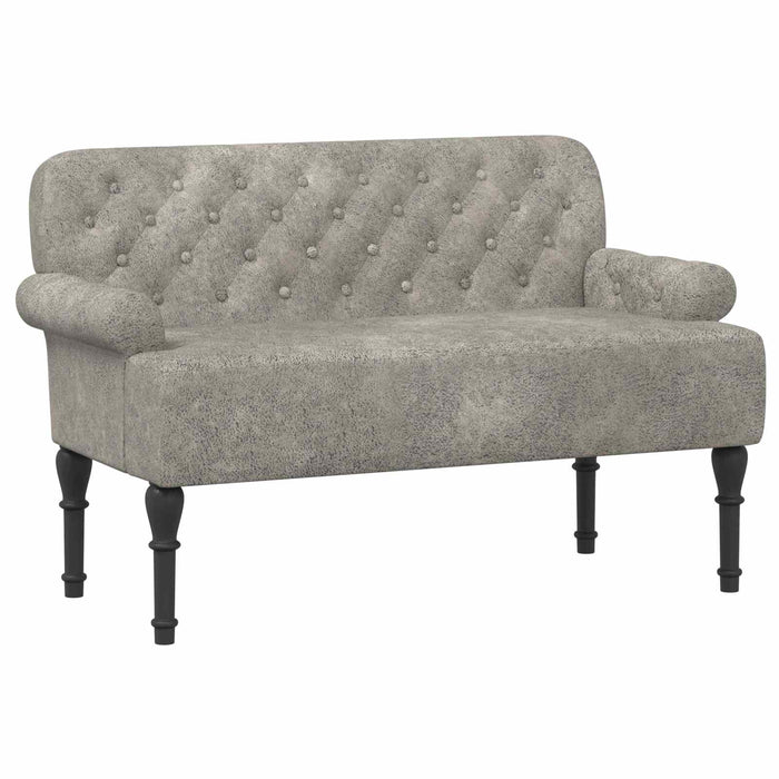 Canapea cu capitonaj butonat Gri deschis 120 x 65 x 78 cm WALTI