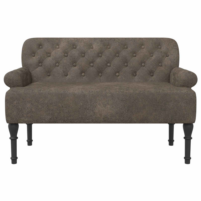 Canapea cu capitonaj butonat Gri închis 120 x 65 x 78 cm WALTI