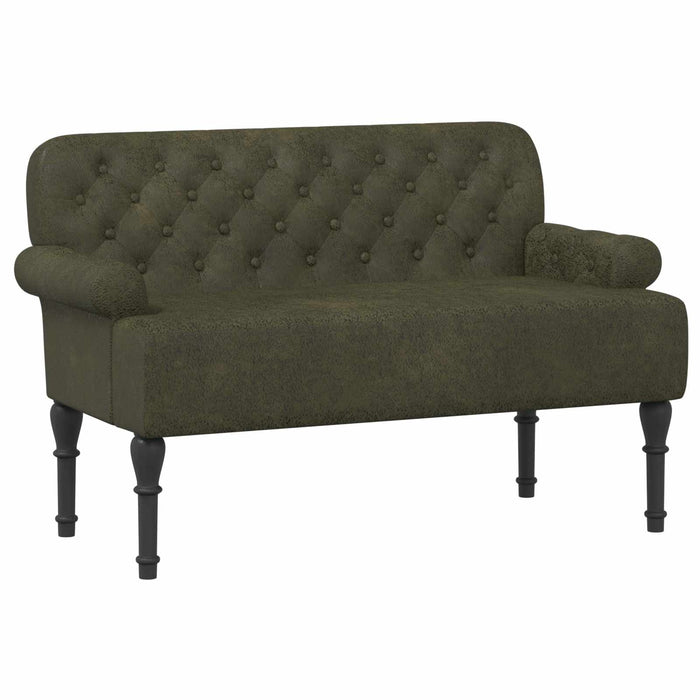 Canapea cu capitonaj butonat Verde Army 120 x 65 x 78 cm WALTI