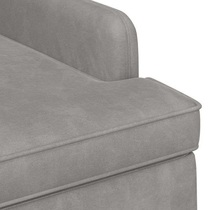 Canapea cu capitonaj butonat Gri deschis 111 x 65 x 79 cm WALTI