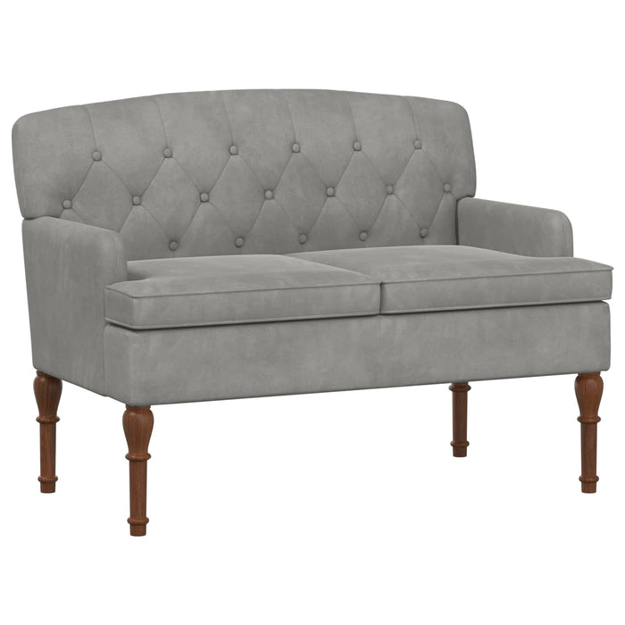 Canapea cu capitonaj butonat Gri deschis 111 x 65 x 79 cm WALTI