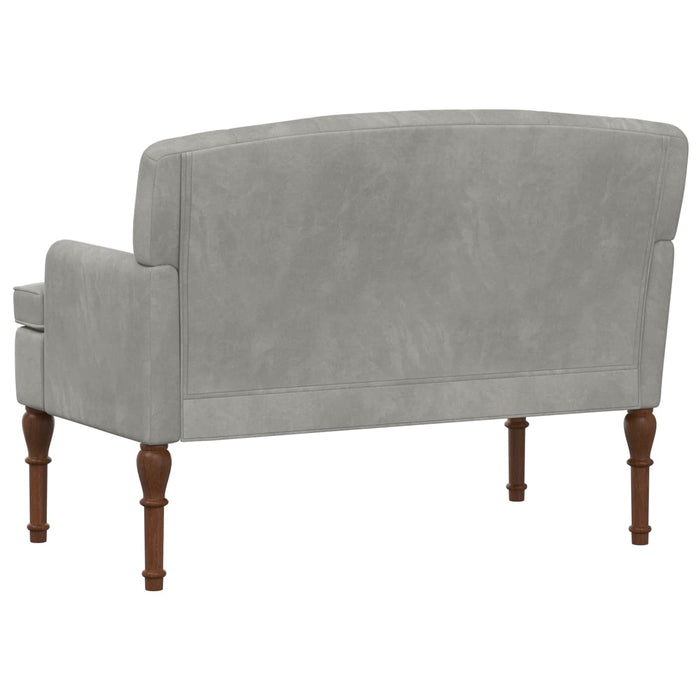 Canapea cu capitonaj butonat Gri deschis 111 x 65 x 79 cm WALTI