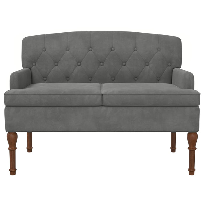 Canapea cu capitonaj butonat Gri închis 111 x 65 x 79 cm WALTI