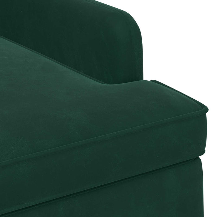 Canapea cu capitonaj butonat Verde închis 111 x 65 x 79 cm WALTI