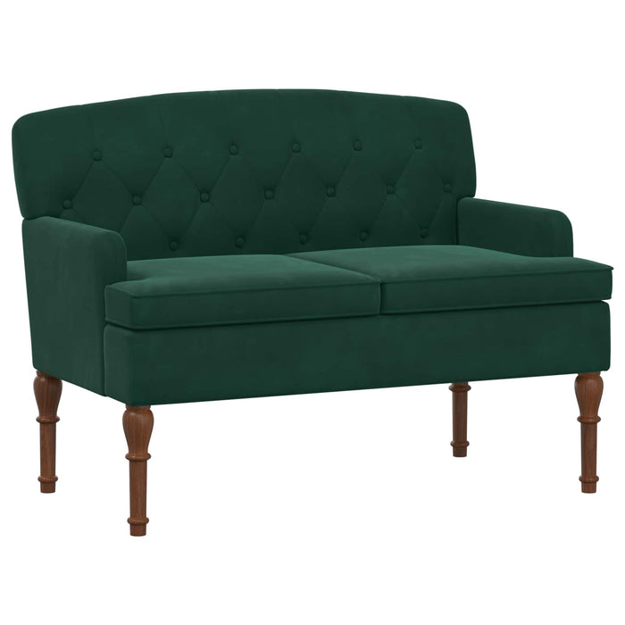 Canapea cu capitonaj butonat Verde închis 111 x 65 x 79 cm WALTI