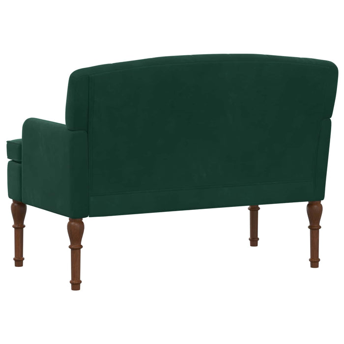 Canapea cu capitonaj butonat Verde închis 111 x 65 x 79 cm WALTI