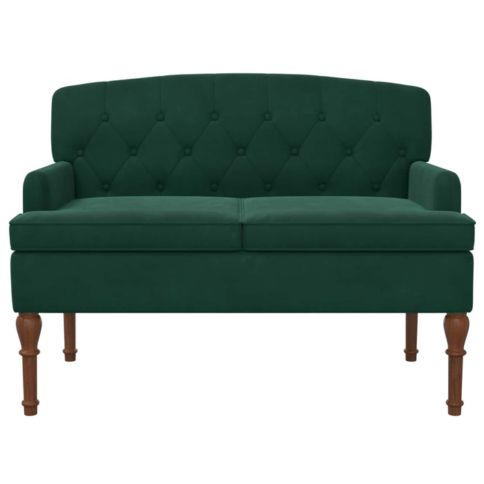 Canapea cu capitonaj butonat Verde închis 111 x 65 x 79 cm WALTI