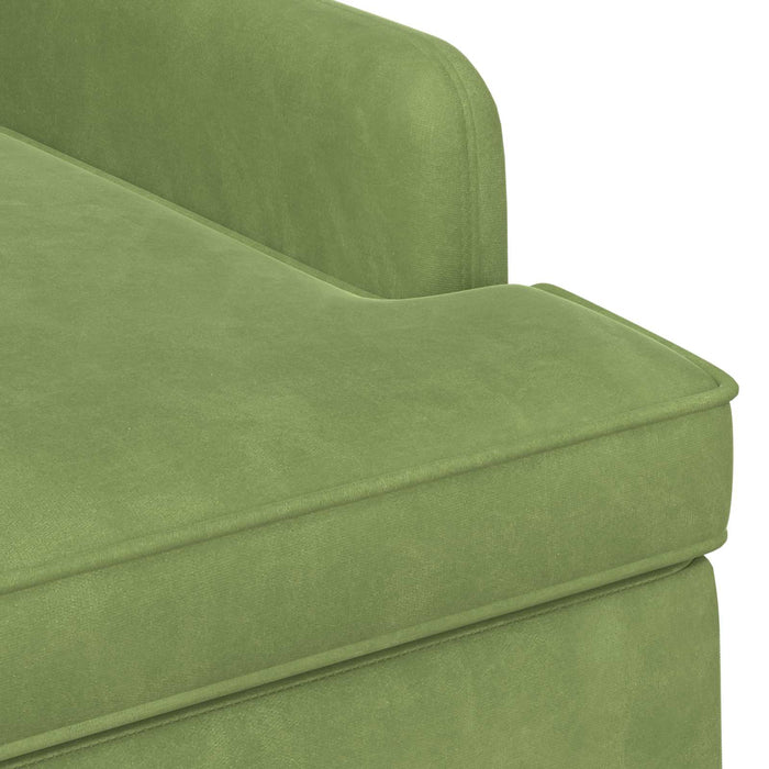 Canapea cu capitonaj butonat Verde deschis 111 x 65 x 79 cm WALTI