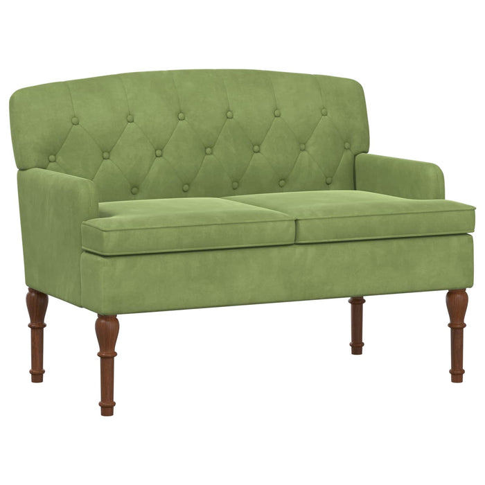 Canapea cu capitonaj butonat Verde deschis 111 x 65 x 79 cm WALTI