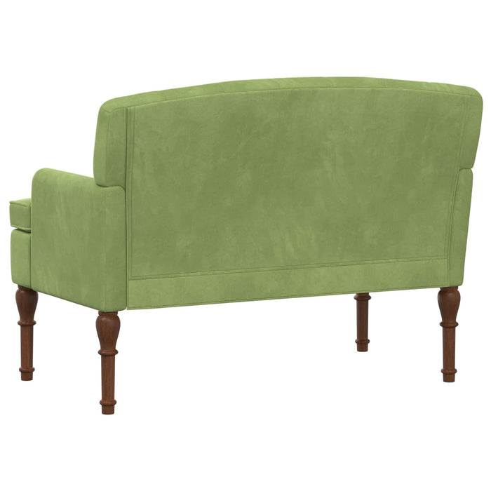 Canapea cu capitonaj butonat Verde deschis 111 x 65 x 79 cm WALTI