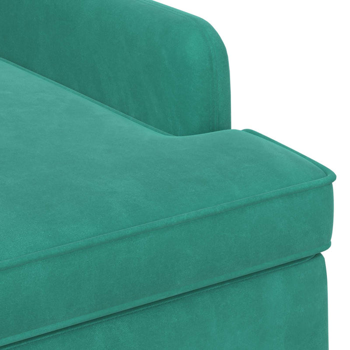 Canapea cu capitonaj butonat Turcoaz 111 x 65 x 79 cm Catifea WALTI