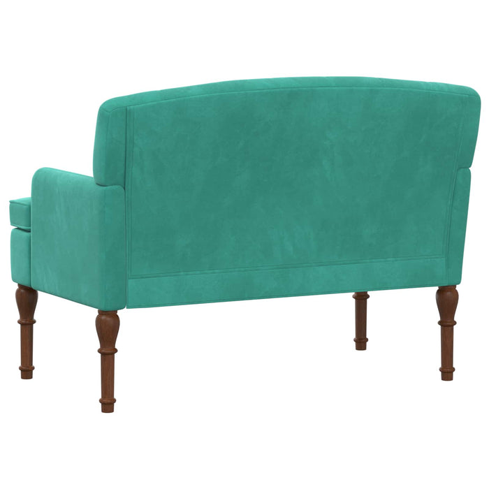 Canapea cu capitonaj butonat Turcoaz 111 x 65 x 79 cm Catifea WALTI
