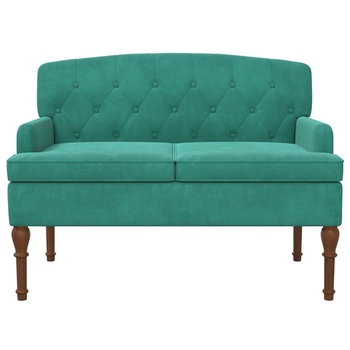 Canapea cu capitonaj butonat Turcoaz 111 x 65 x 79 cm Catifea WALTI