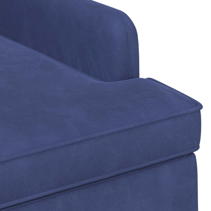 Canapea cu capitonaj butonat Albastru Poliție 111 x 65 x 79 cm - WALTI WALTI