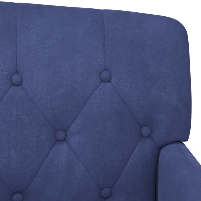 Canapea cu capitonaj butonat Albastru Poliție 111 x 65 x 79 cm - WALTI WALTI
