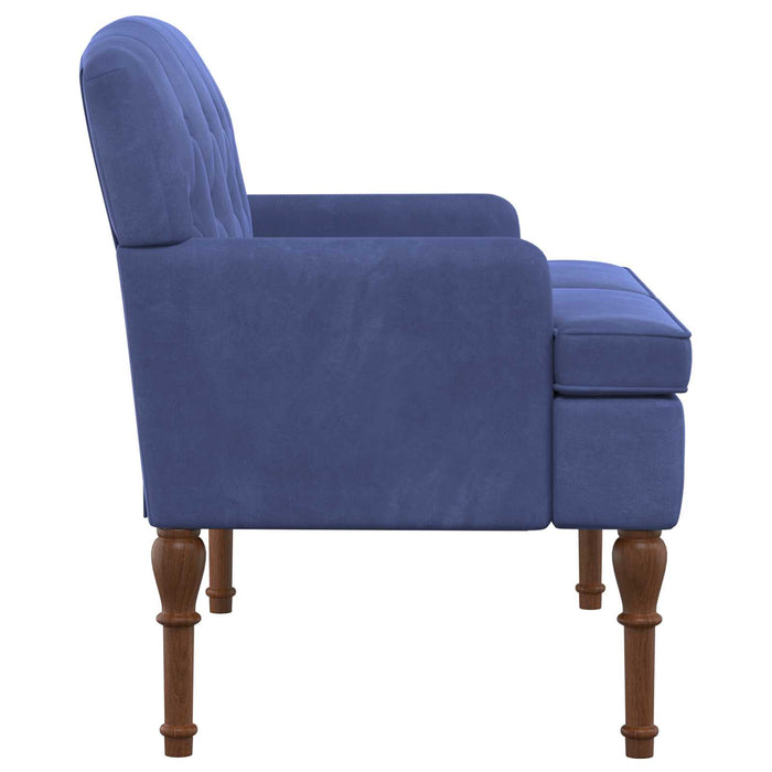 Canapea cu capitonaj butonat Albastru Poliție 111 x 65 x 79 cm - WALTI WALTI