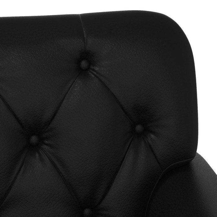 Canapea cu capitonaj butonat Negru 120 x 65 x 77 cm WALTI