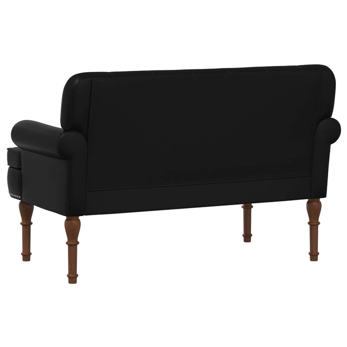 Canapea cu capitonaj butonat Negru 120 x 65 x 77 cm WALTI