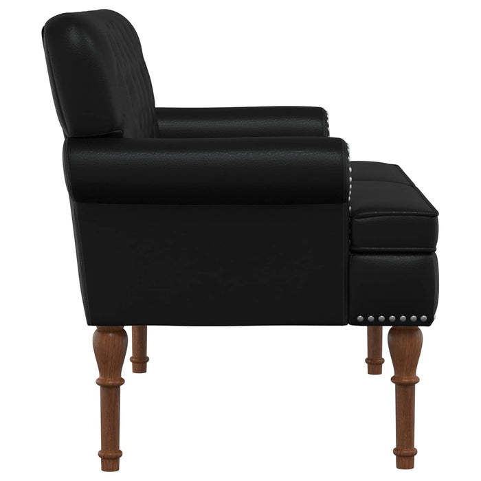 Canapea cu capitonaj butonat Negru 120 x 65 x 77 cm WALTI