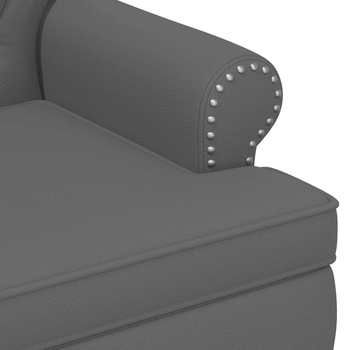 Canapea cu capitonaj butonat Gri 120 x 65 x 77 cm WALTI