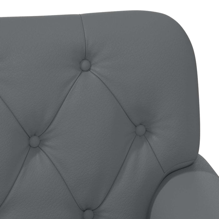 Canapea cu capitonaj butonat Gri 120 x 65 x 77 cm WALTI