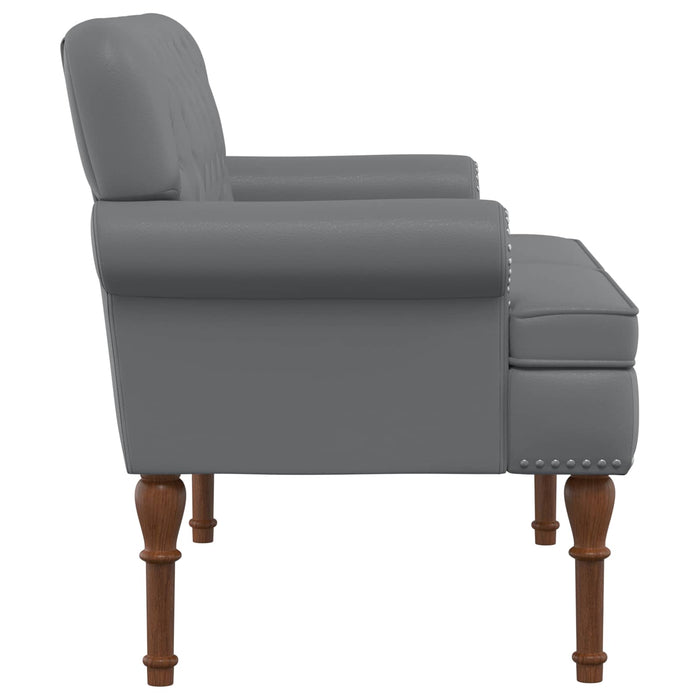 Canapea cu capitonaj butonat Gri 120 x 65 x 77 cm WALTI