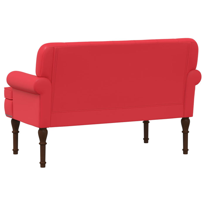 Canapea cu capitonaj butonat Roșu 120 x 65 x 77 cm WALTI