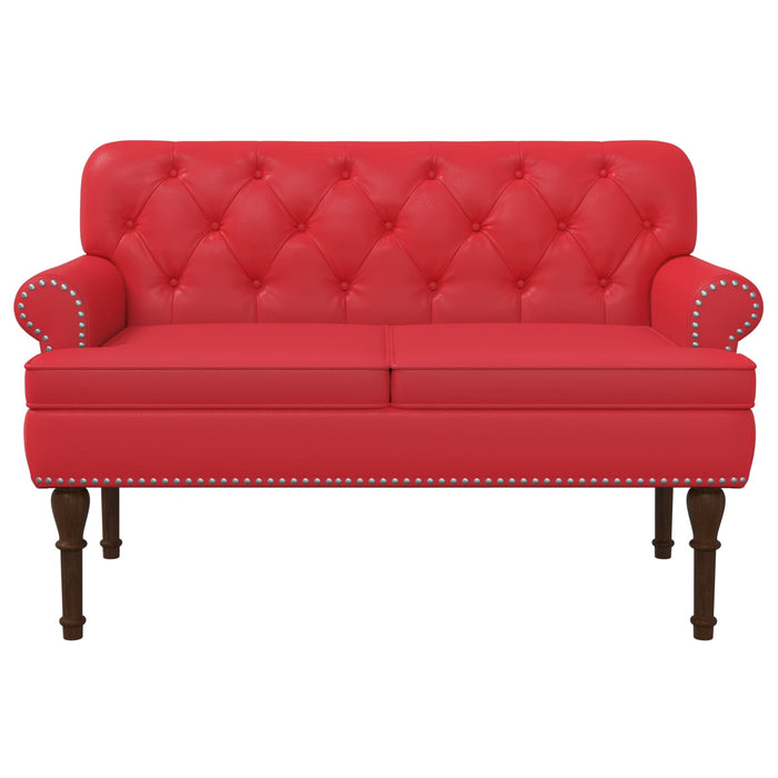 Canapea cu capitonaj butonat Roșu 120 x 65 x 77 cm WALTI