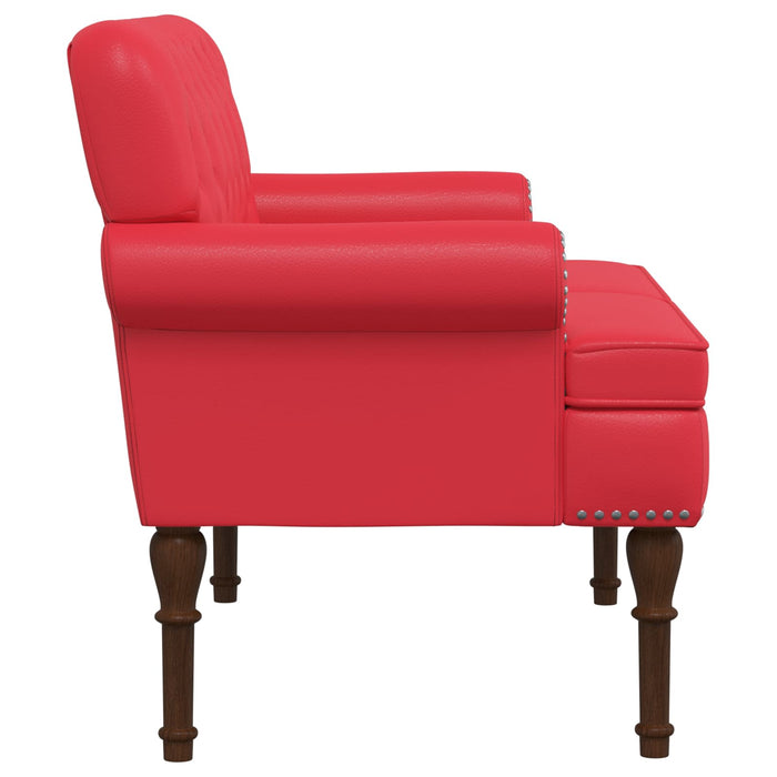 Canapea cu capitonaj butonat Roșu 120 x 65 x 77 cm WALTI