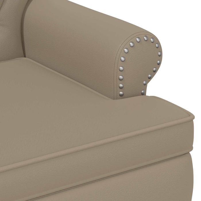 Canapea cu capitonaj butonat Cappuccino 120 x 65 x 77 cm WALTI