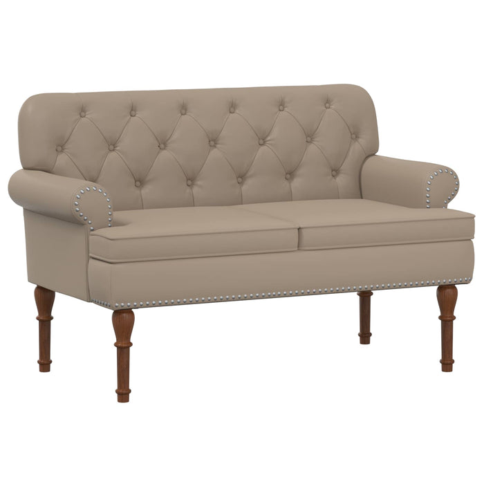 Canapea cu capitonaj butonat Cappuccino 120 x 65 x 77 cm WALTI