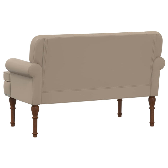 Canapea cu capitonaj butonat Cappuccino 120 x 65 x 77 cm WALTI