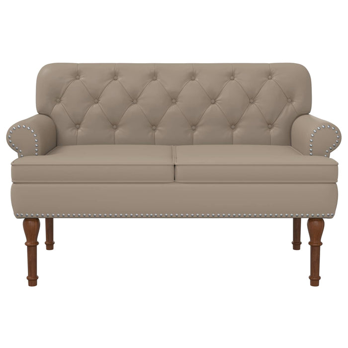 Canapea cu capitonaj butonat Cappuccino 120 x 65 x 77 cm WALTI