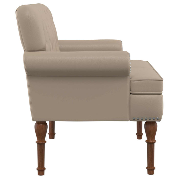 Canapea cu capitonaj butonat Cappuccino 120 x 65 x 77 cm WALTI